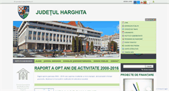 Desktop Screenshot of judetulharghita.ro