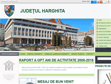 Tablet Screenshot of judetulharghita.ro